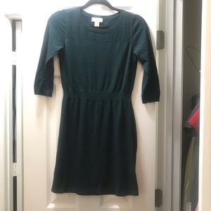 Green Loft Sweater Dress